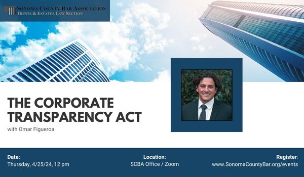 The Corporate Transparency Act on April 25