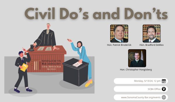 Civil Do's and Don'ts on May 13 2024